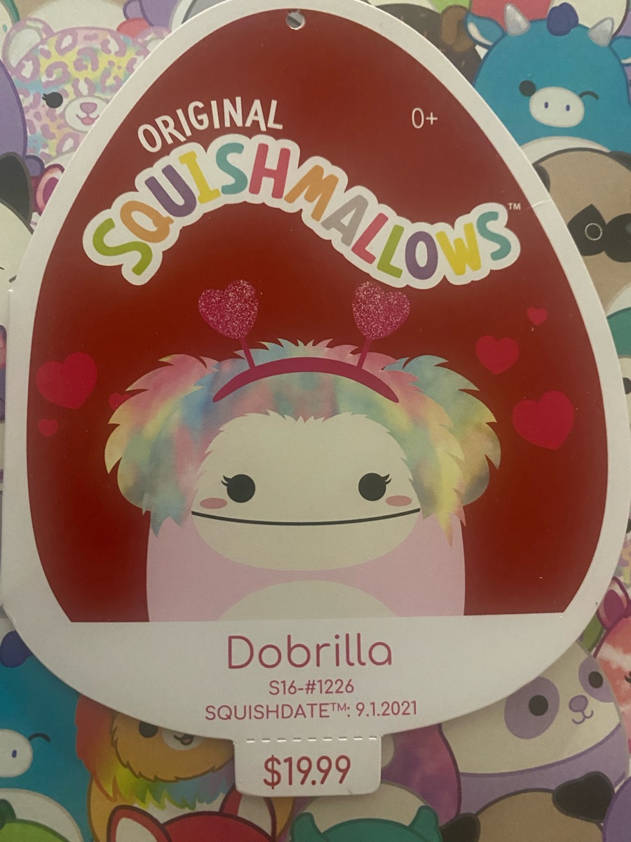 Dobrilla the Bigfoot Squishmallows Valentine | SquadApp