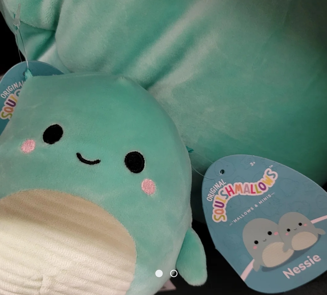 Nessie ('Mallows & Minis Pair) the Loch Ness Monster Squishmallows ...
