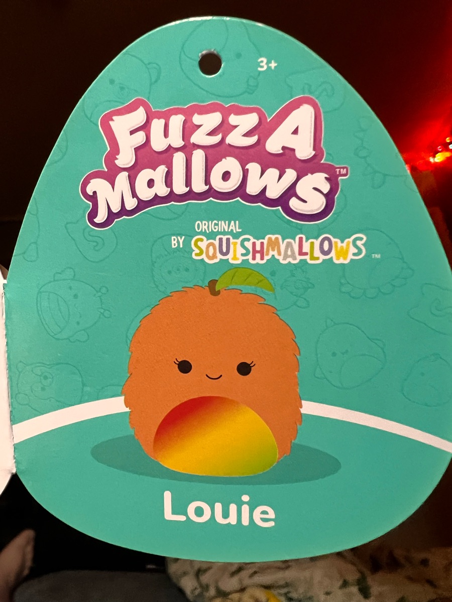 Louie (Fuzz-A-Mallows) the Mango Squishmallows | SquadApp