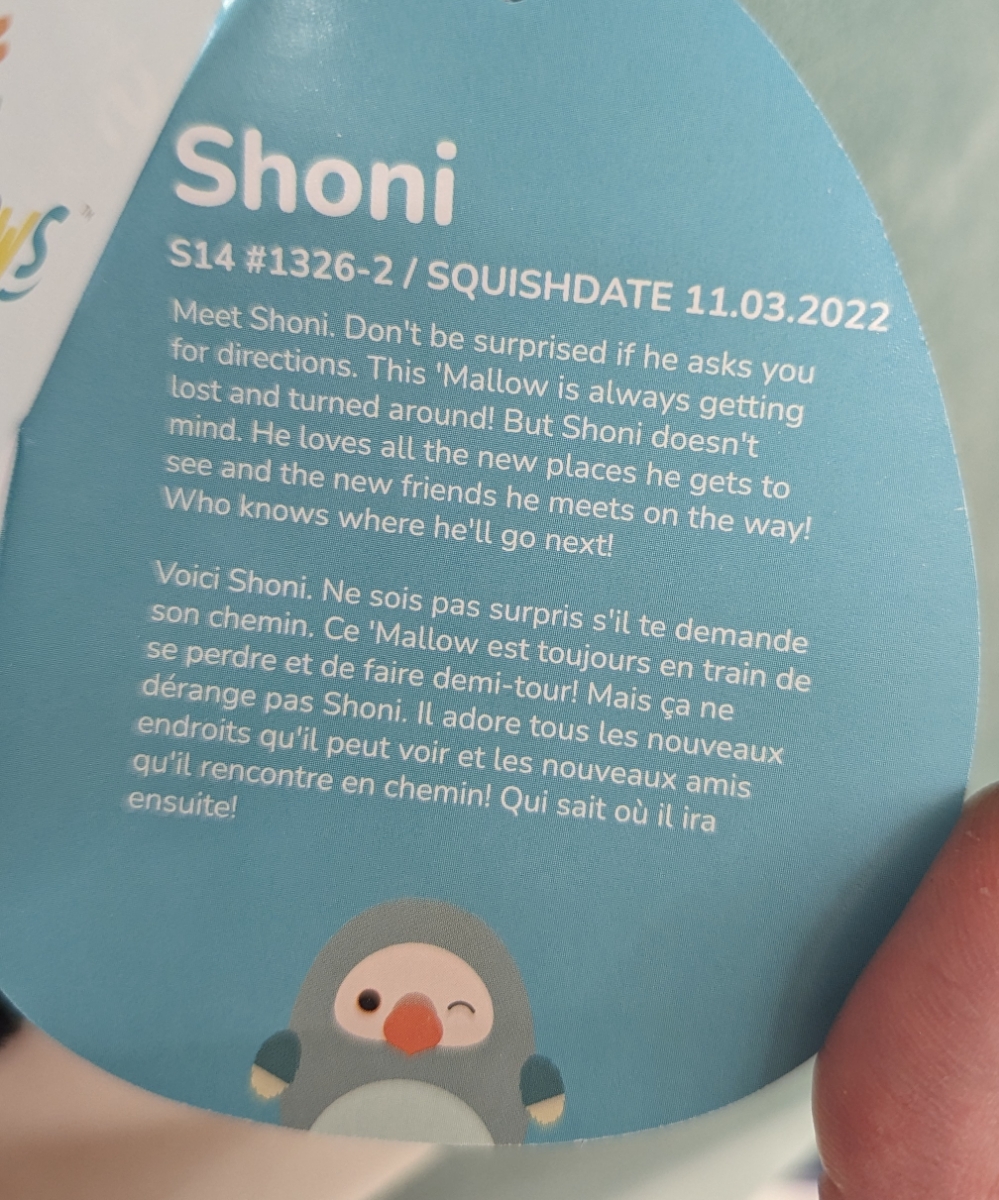Shoni (Winking) the Dodo Bird Squishmallows | SquadApp