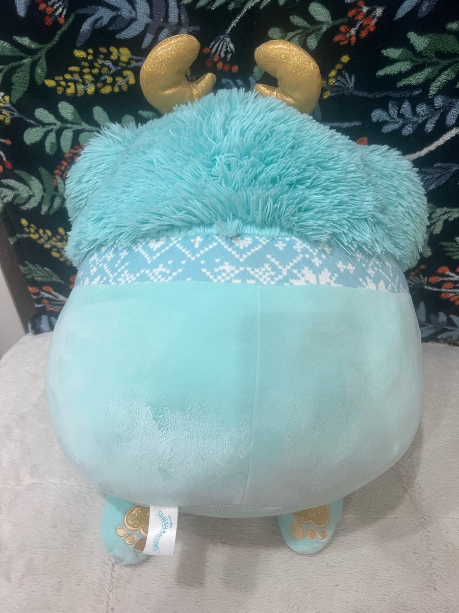 Squishmallow 12” Holiday Mint Green Joelle the Bigfoot w/ Scarf on sale Canada Exclusive