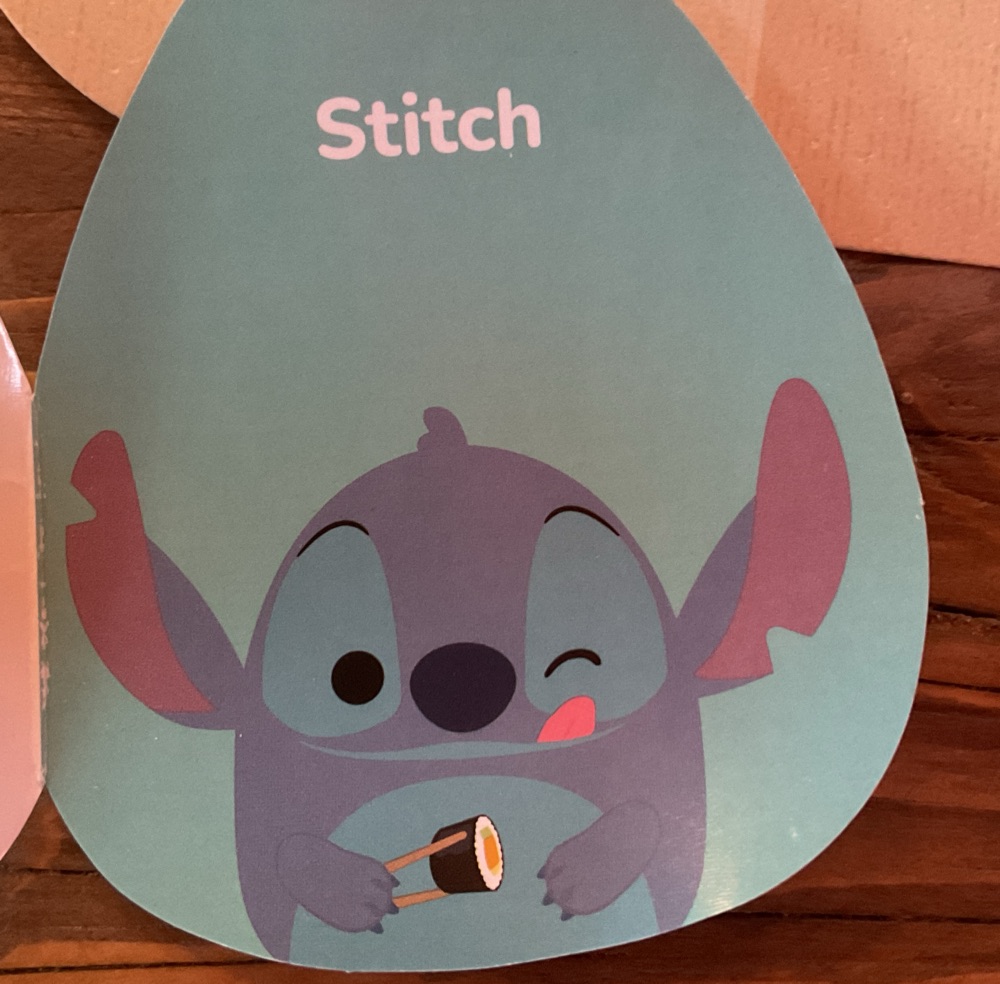 Squishmallows Stitch With Sushi Plush - 8 Inch Medium Blue Stuffed Animal Toy