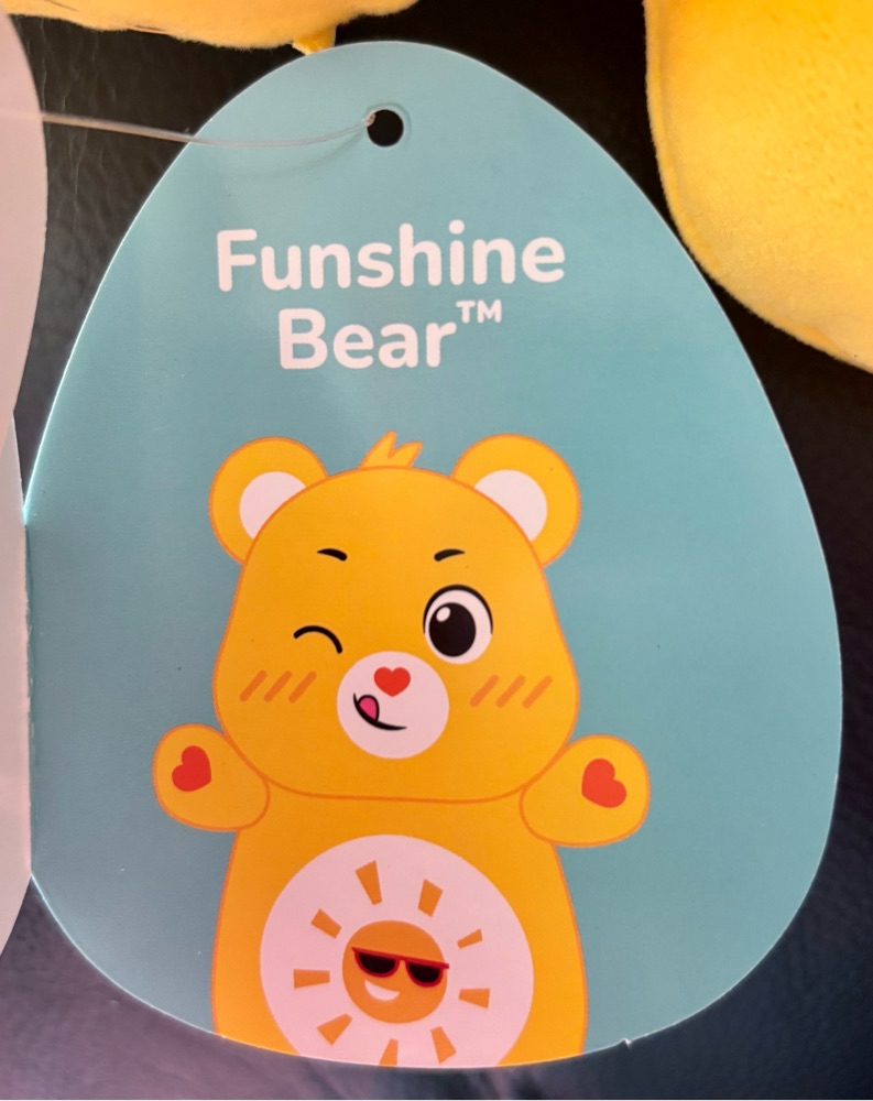 Funshine Bear (Hug Mees) the Bear Squishmallows Care Bears | SquadApp