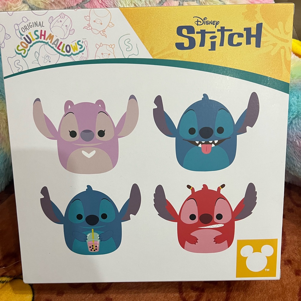 Stitch 4-Pack (w/ Leroy) the Box Set Squishmallows (Lilo & Stitch