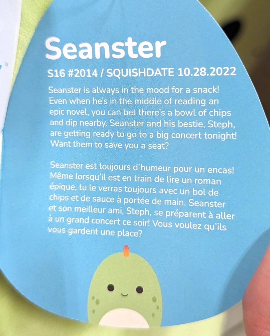 Seanster the Stegosaurus Squishmallows | SquadApp