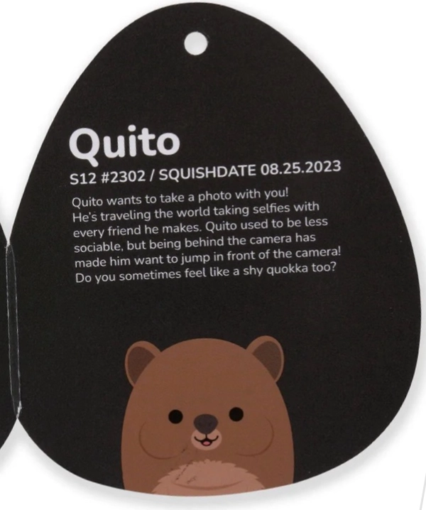 Quito the Quokka Squishmallows Select Series | SquadApp
