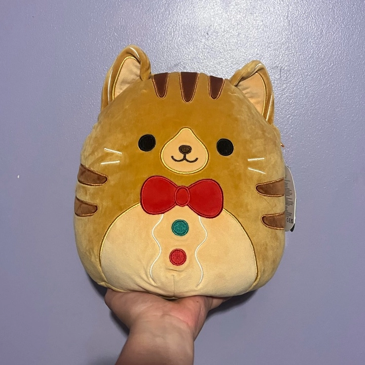 Jones the Gingerbread Cat Squishmallows Holiday 2023 | SquadApp