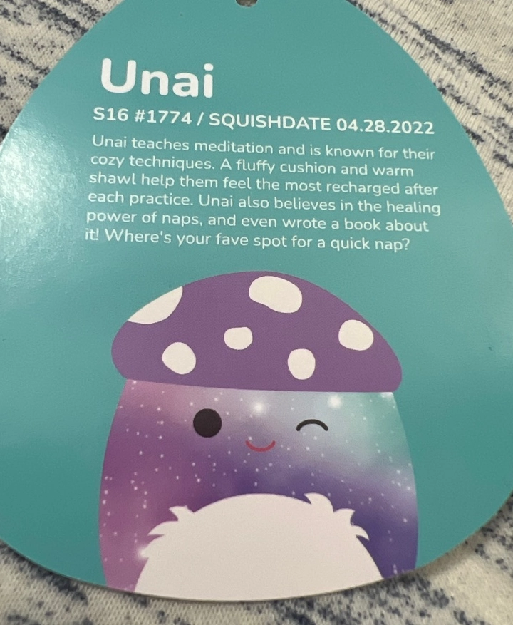 Unai The Mushroom Squishmallows Squadapp 