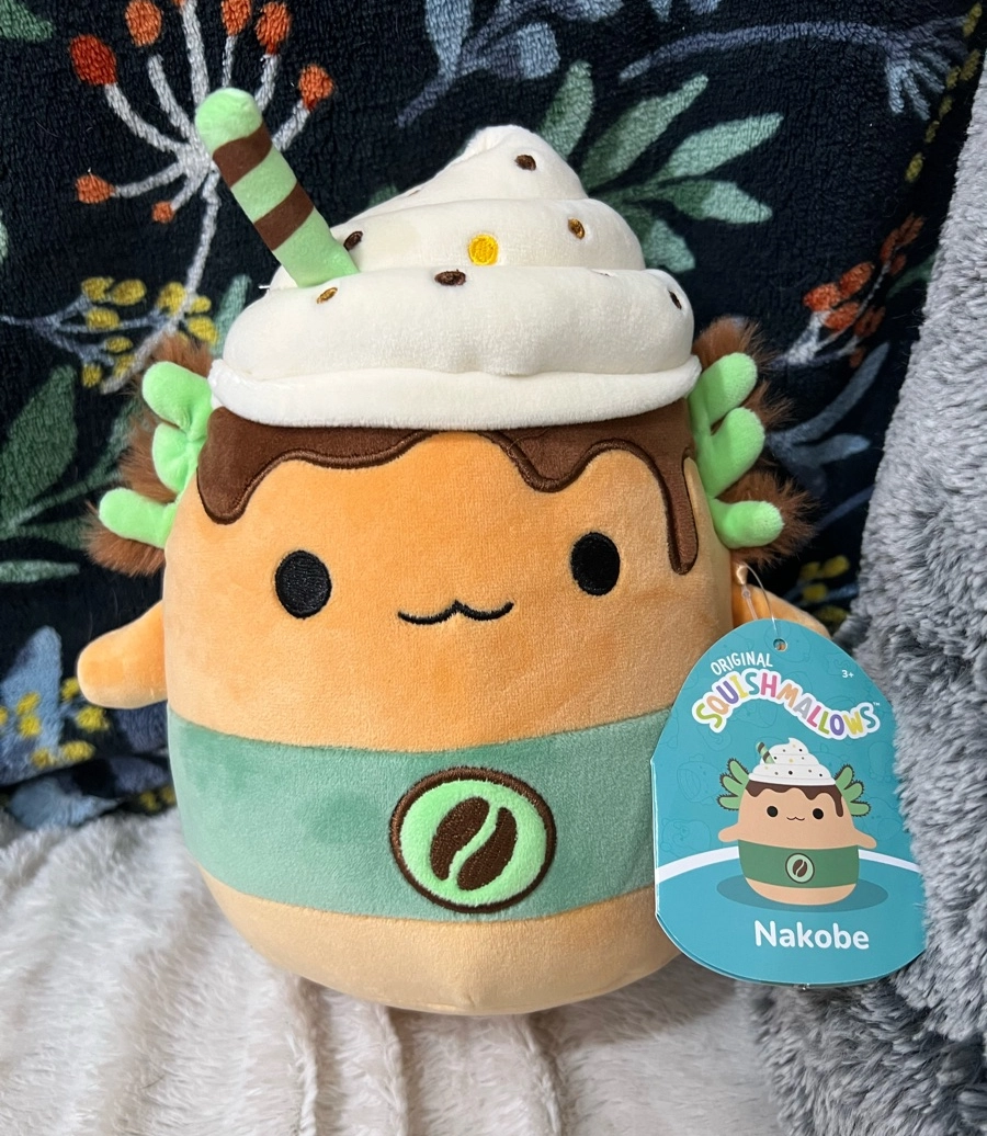 小物 (lovely) Nakobe the Latte Axolotl Squishmallows Crossover | SquadApp