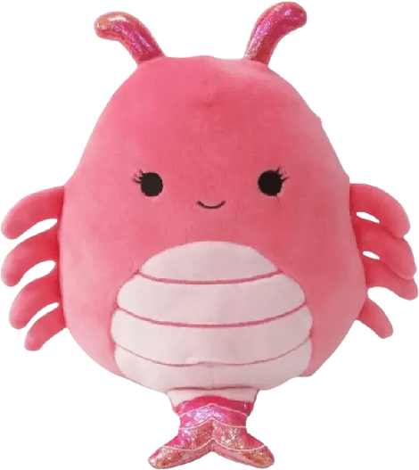 Simone the outlet Shrimp Squishmallow Clip 3.5”