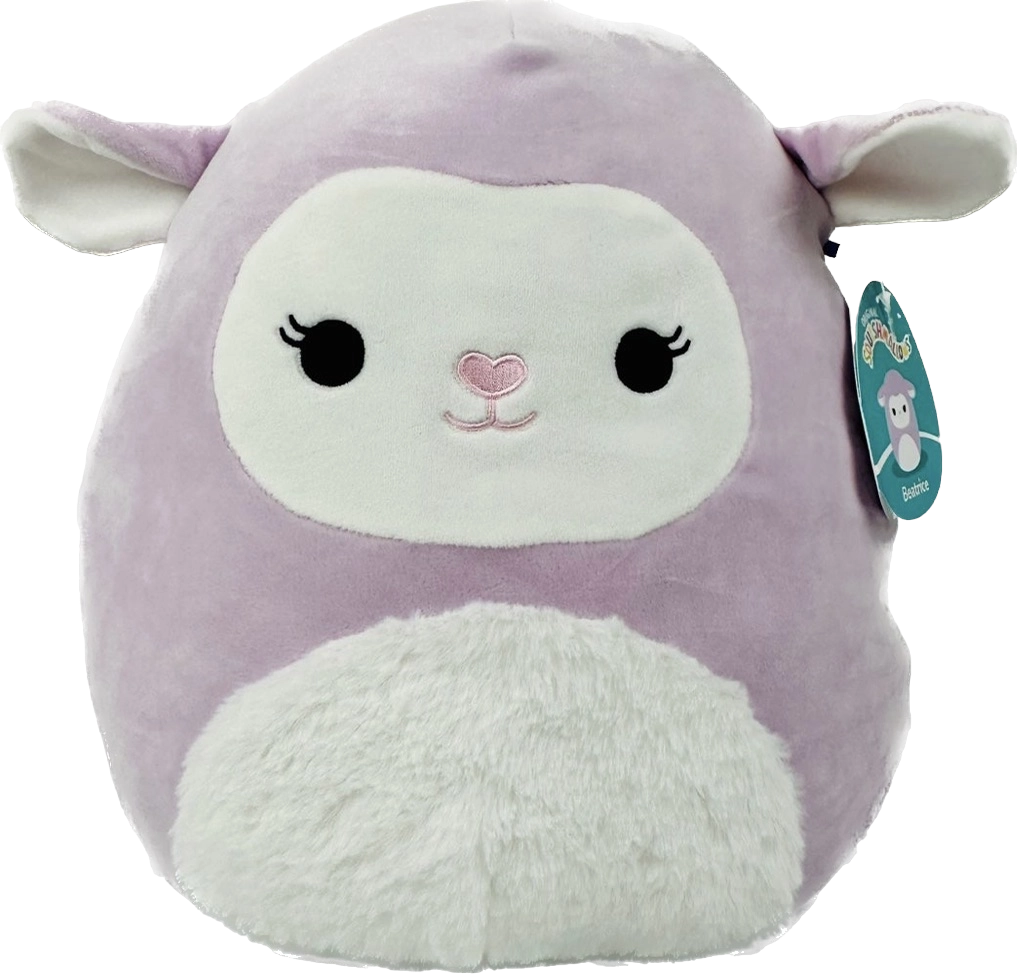 Squishmallow Beatrice 12in Lamb 2024 Easter 2023 Lavender w/ Fuzzy Belly