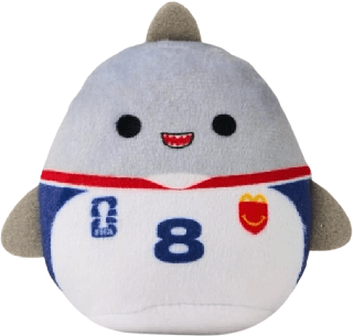 Squishmallows Plush Toy - Gordon the Shark with Goggles view 4