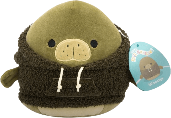 Wooster the Manatee Squishmallows Sherpa Hoodie | SquadApp