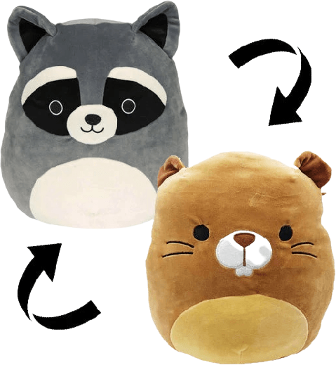 Chip & Rocky the Beaver Raccoon Squishmallows Wildlife | SquadApp