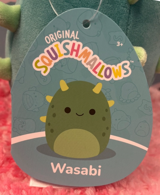 Squishmallows Originale 16 Pollici – Wasabi Il Cetriolo Di Mare Verde – Morbido Peluche