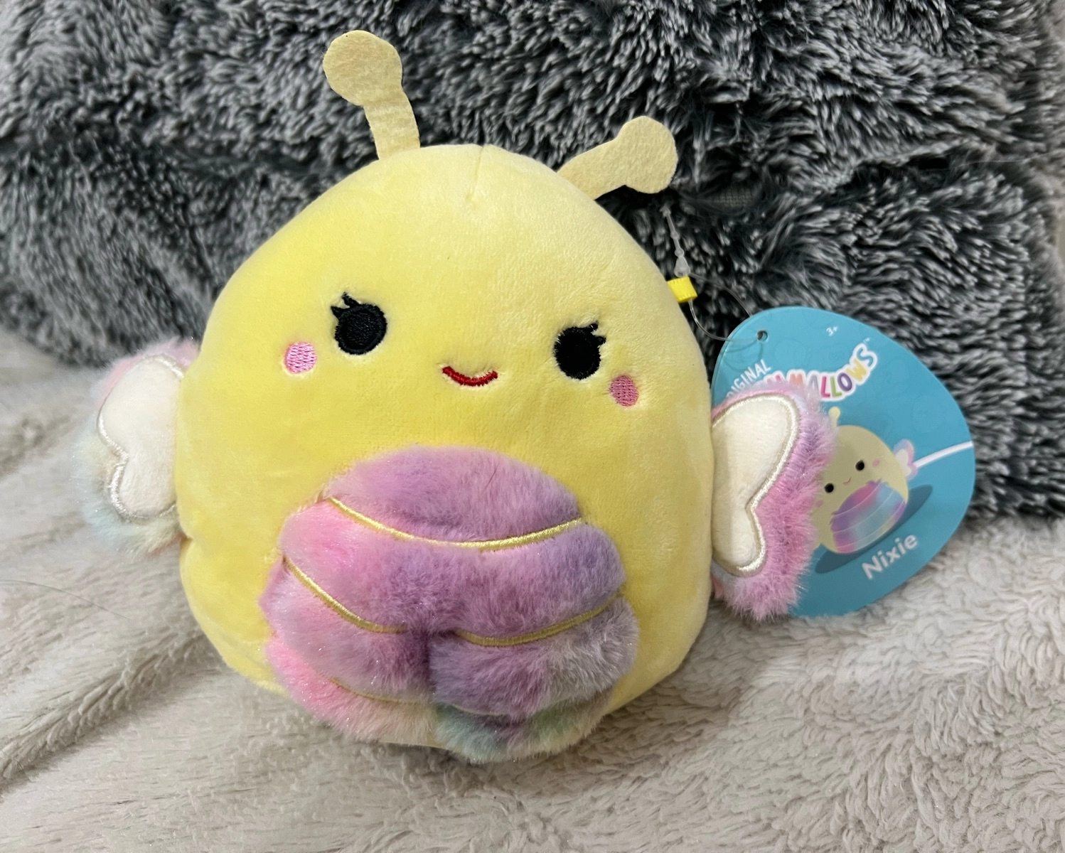 Nixie the Butterfly 7.5” squishmallow Fuzzy store belly