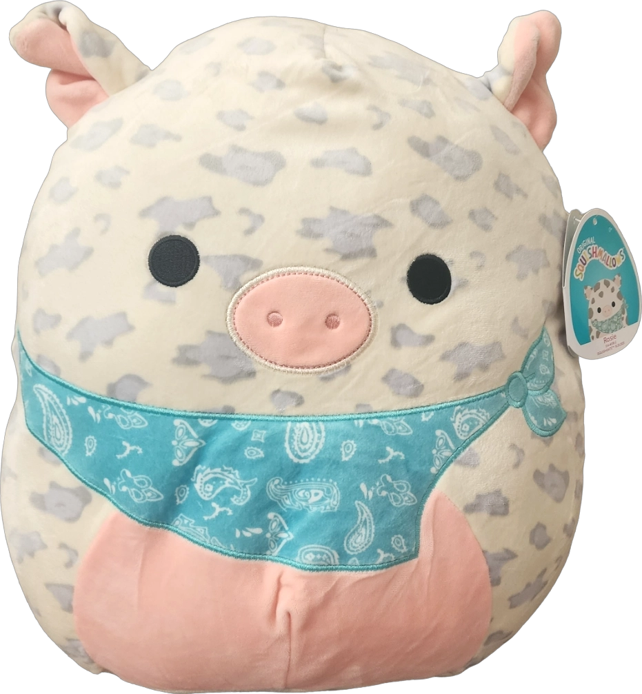 Peter squishmallow 12 8 clip floral belly pink good pig easter egg 2023 new