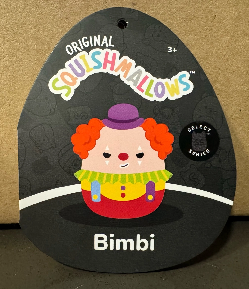 Bimbi (Mischievous Eyes) the Clown Squishmallows Select Series | SquadApp