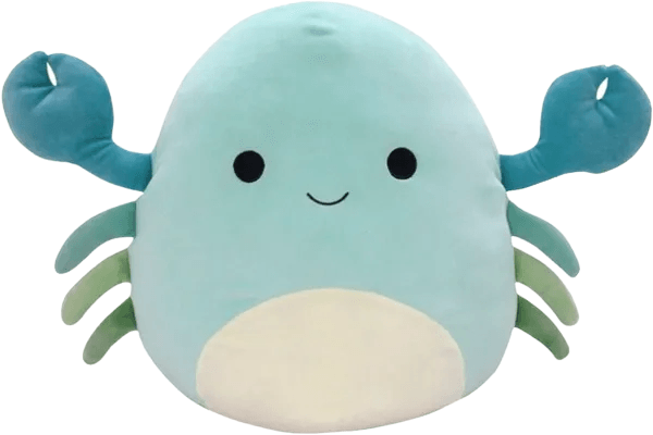 Squishmallows Cailey The Crab - Weiches Plüschtier, 19 Cm, Kuschelig