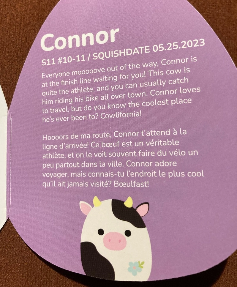 Connor high quality the Cow 10