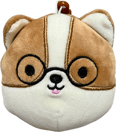 Reginald with Glasses retailer Clip Squishmallow 3.5”