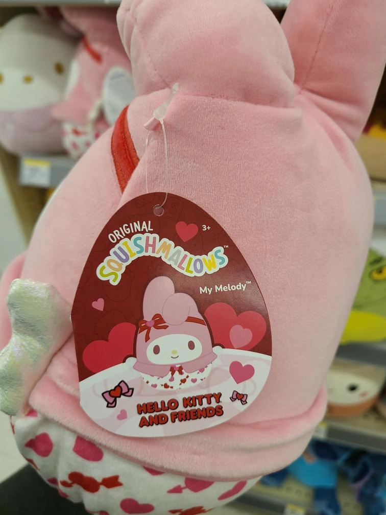 ぬいぐるみ・マスコット Sanrio My Melody Mascot pastel cupid My Melody (Cupid) the Rabbit Squishmallows Sanrio, Valentines 2025