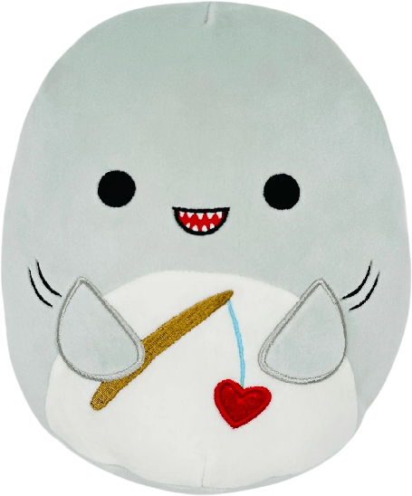 Gordon (Heart Fishing Rod) the Shark Squishmallows (Valentines