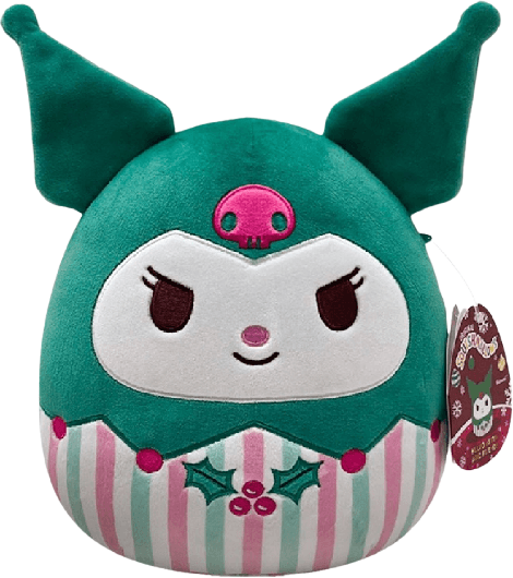 Kuromi (Christmas Holly) the Rabbit Squishmallows Sanrio, Holiday
