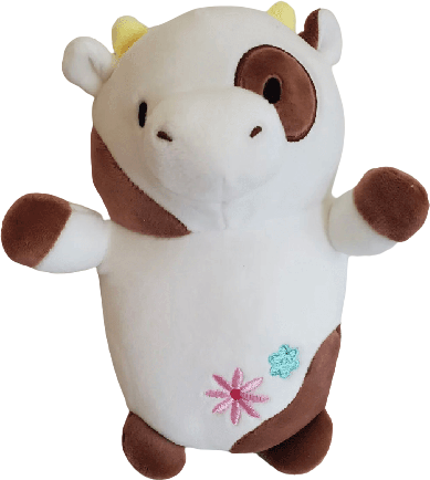 Squishmallows Hugmee Fuzzy Belly Ronnie the Cow 14” purchases