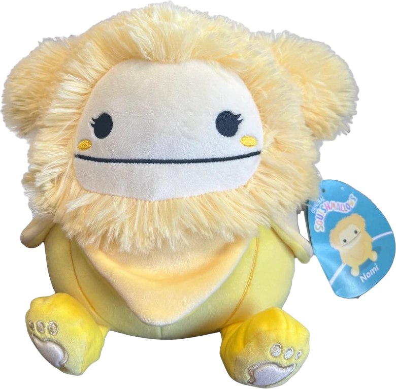 Nomi the Banana Bigfoot Squishmallows Crossover | SquadApp