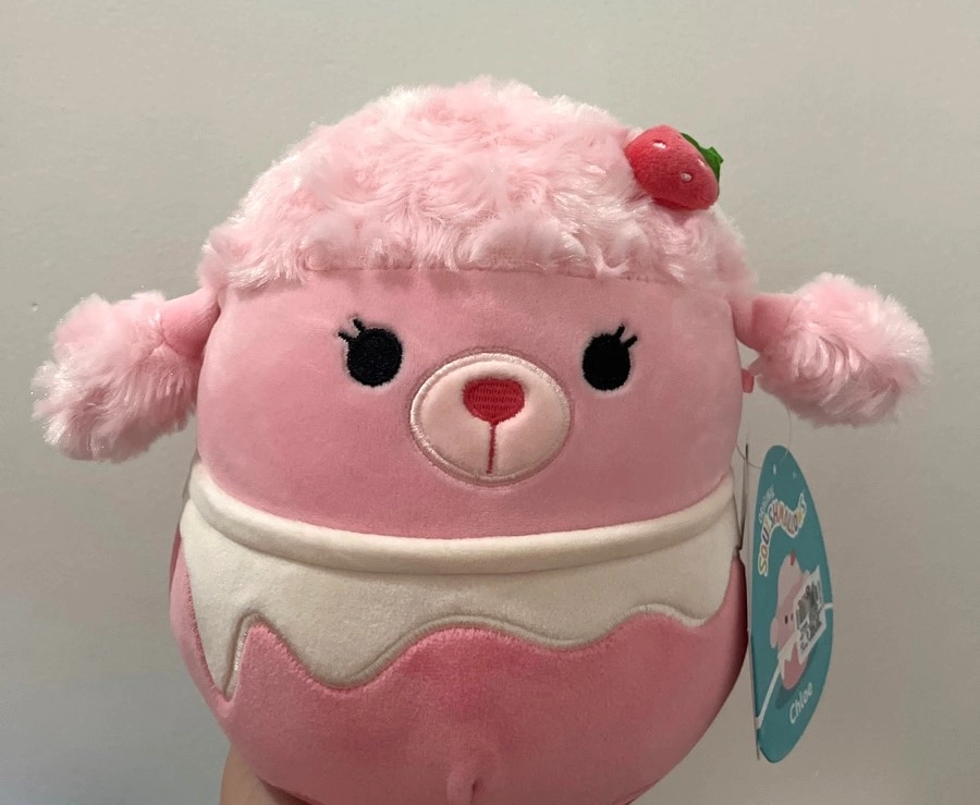 Chloe Strawberry the Poodle Dog Squishmallows Hybrid Sweets SquadApp