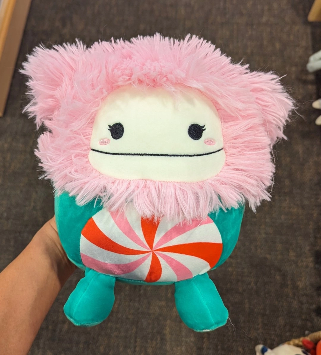 Astrud the Peppermint Bigfoot Squishmallows Holiday 2023 | SquadApp
