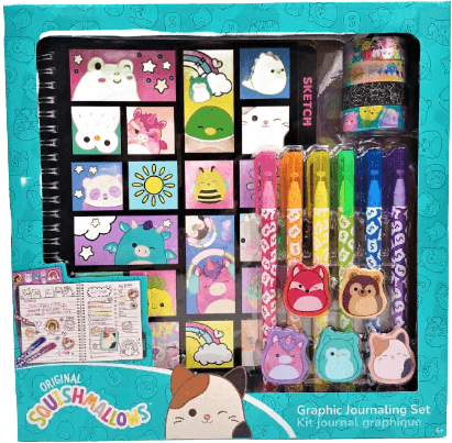 Graphic Journaling Set Squishmallows School Supplies | SquadApp