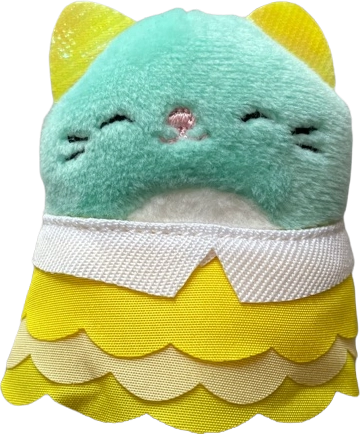 Squishmallows Squishmallow FuzzAMallows Plüschtier Celenia die Katze 30