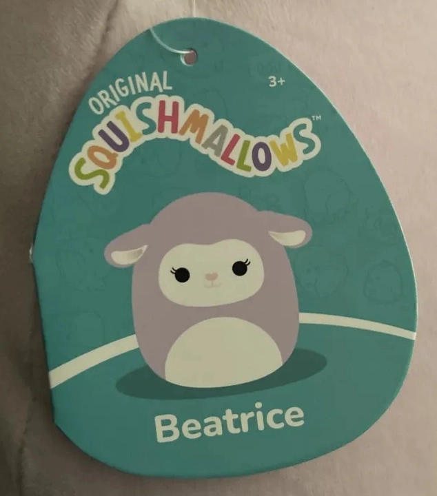 Beatrice outlets Squishmallow Purple Lamb Clip