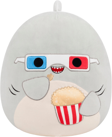 Gordon (Glasses w/ Popcorn) the Shark Squishmallows | SquadApp