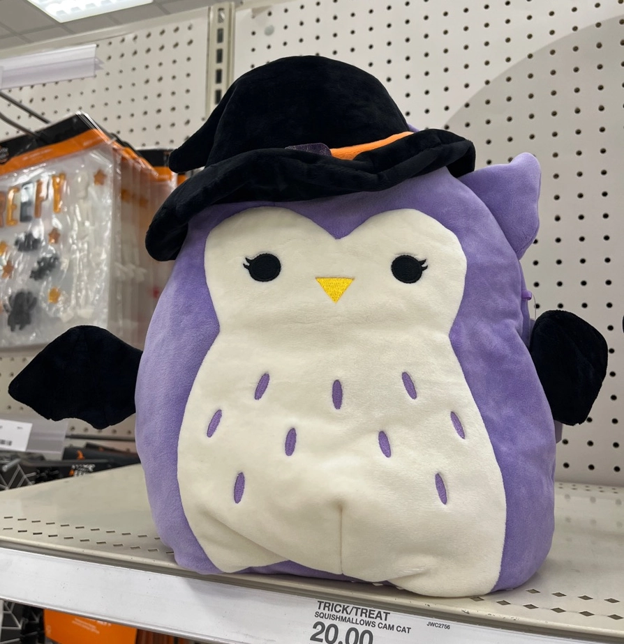 Squishmallows Treat Pail - Holly The Owl - Official Super Soft Plush With Handle - View #7