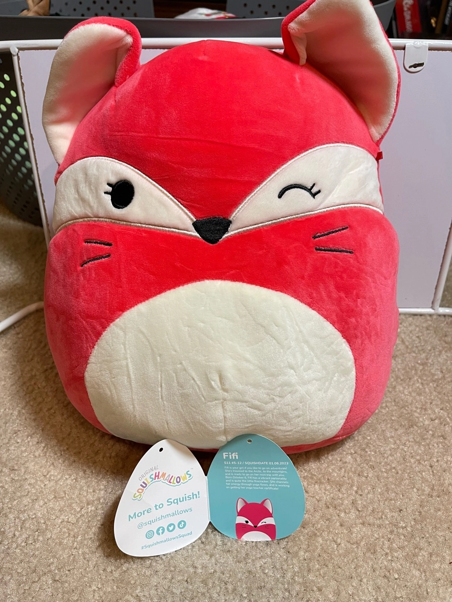 Squishmallows Fifi Fox Walgreens Exclusive “RARE” outlet Holiday Edition